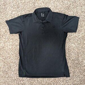 Arc'teryx Captive Polo Short-Sleeved Shirt in Black